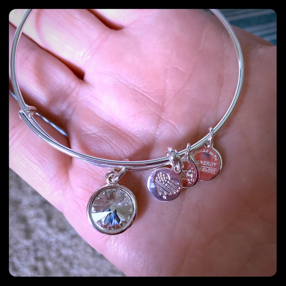 Alex and Ani Birthstone Bracelet-April